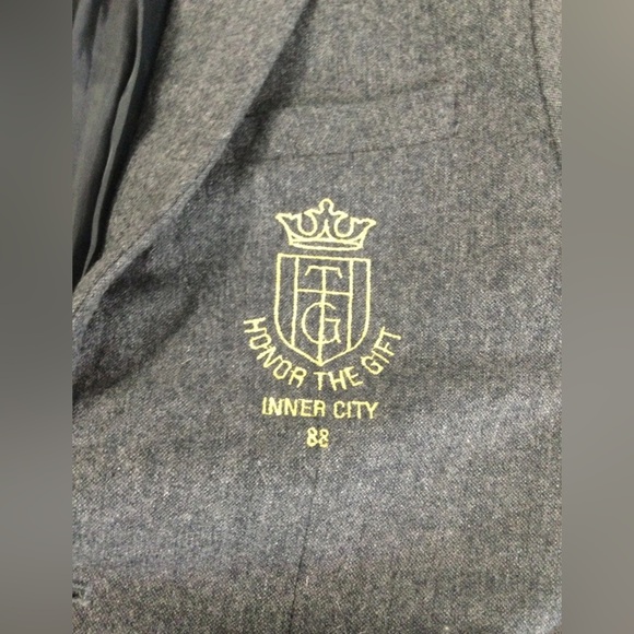 Honor the Gift Academy Inner City Speckle Gray Men’s Blazer Size M - Picture 3 of 11